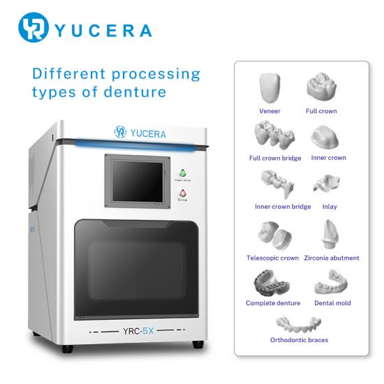 YUCERA YRC-5X Dry 5 axis Dental Milling Machine